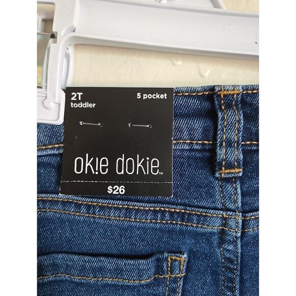 Okie Dokie Straight Jeans Size 2T Toddler Girl - Picture 5 of 11